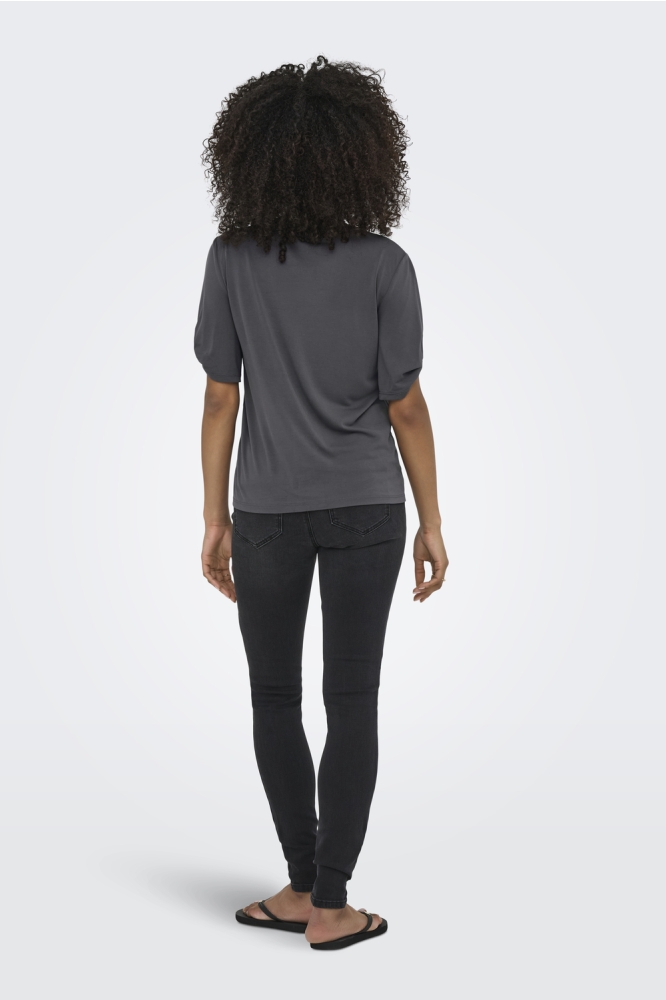 ONLFREE LIFE S/S CREATE TOP BOX JRS 15349921 BLACKENED PEARL/VIBES